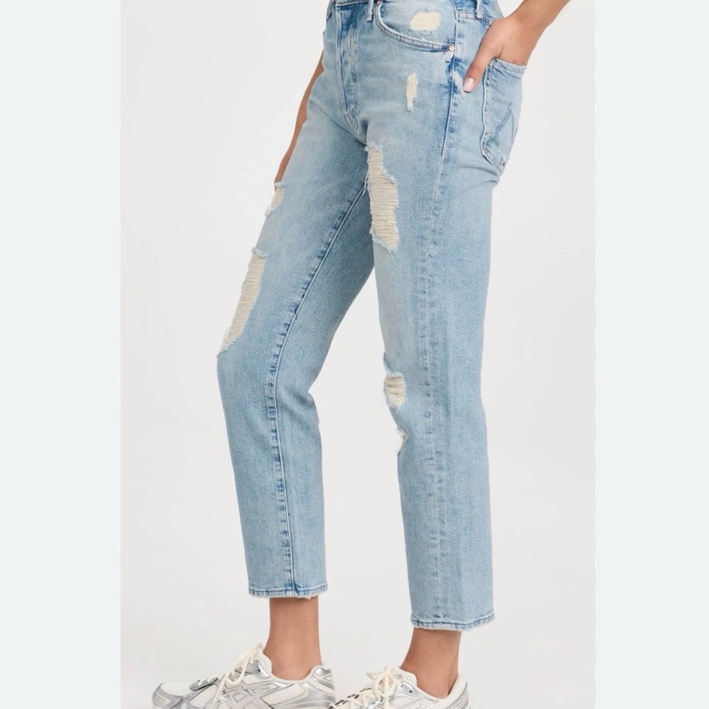 MOTHER “The Trickster Ankle” – Icy Confession Jeans